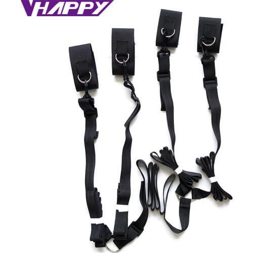 SM Multifunction sex Products Black Nylon Adjustable Sex Bondage Sexual sexy toys tools for sale adult couples VP-A002017A