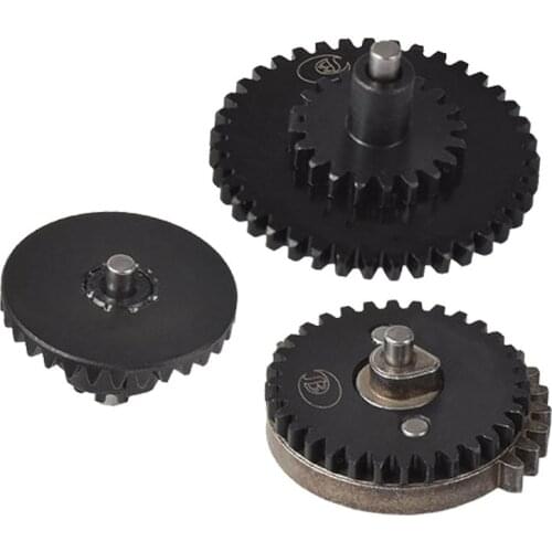 Tactical 18:1 Flat Speed Gear Set Fit Ver.2 / 3 AEG Airsoft Gearbox for Hunting Paintball Shooting Toy Gun Accessory