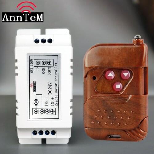 Dc24V Anntem brand Universal 433mhz Wireless Remote Control Switch Motor Controller Forward Reverse Switchs Motor switch