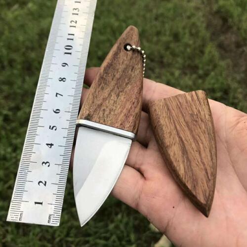 High Quality Mini Fixed knives 5Cr15MoV outdoor tactical tool cold Stainless Steel Drop Point Blade Kydex Sheath