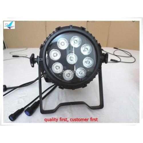 10pcs/lot 9x18w 6IN1 RGBWA UV Waterproof LED Par Stage Light Wash IP65 Outdoor Par 64 Can Disco DJ Party Lights for Nightclub
