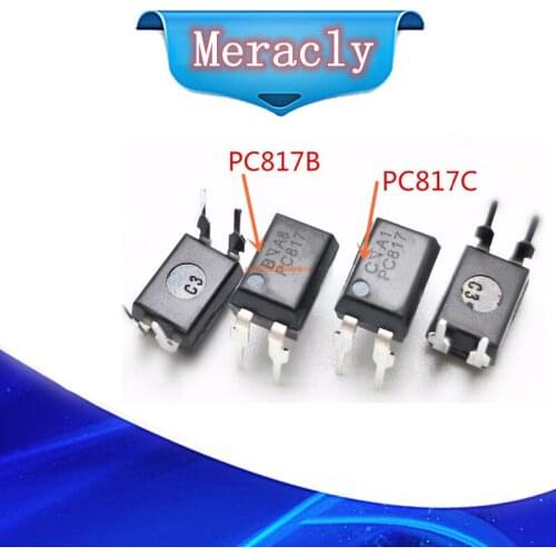100PCS PC817 PC817C EL817 DIP-4 Optocoupler Original IC chip Chipset