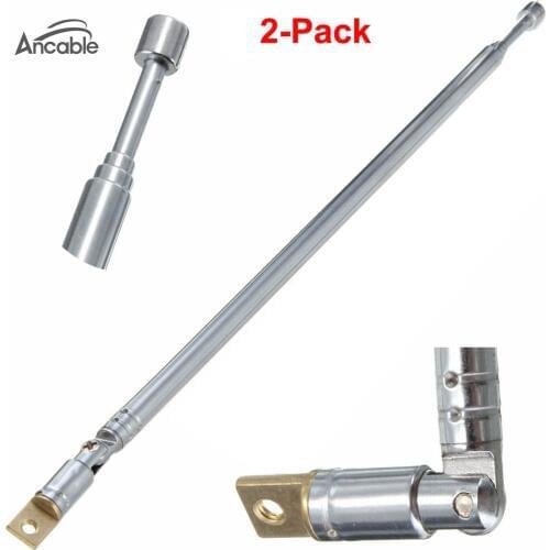 2-Pack Telescopic Antenna for DE1104 DE1106 DE1107 DE1121 G5 E5 radios