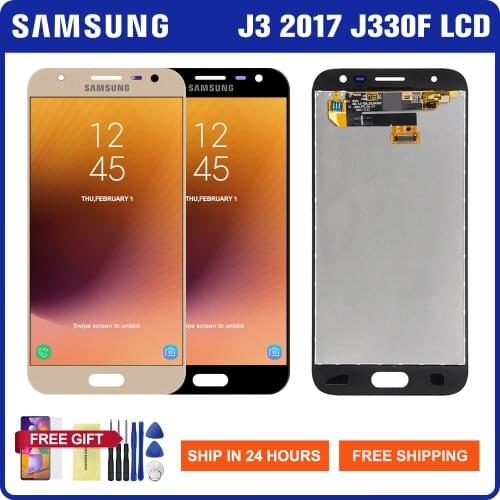 5.0" Original Screen For SAMSUNG Galaxy J3 2017 J330 LCD Display Touch Screen Digitizer Assembly For Samsung J3 Pro J330F Lcd