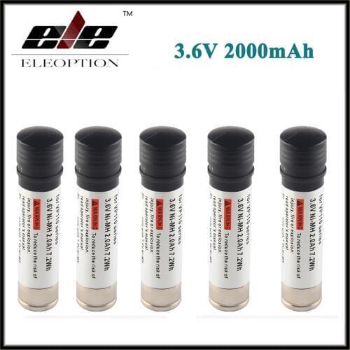 5x 3.6V 2000mAh Ni-MH Rechargeable Power Tool Battery Replacement for Black & Decker VersaPak Vp100 Vp110 Vp143 151995-03