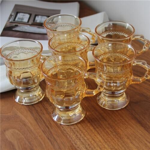 Wine Glass Wine Cups for Red or White Wine Whiskey Drinking Glassware Heavy Drinkware for Restaurants Pub Bar Kitchen Hotels