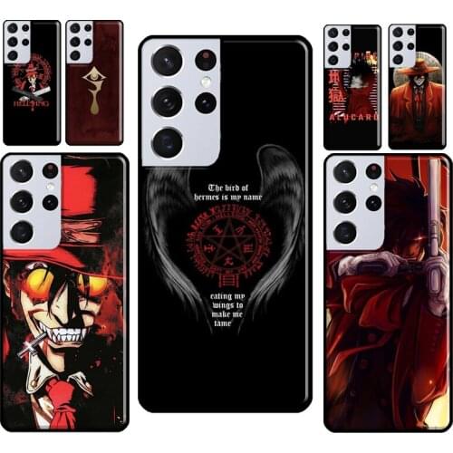 Hellsing Alucard Phone Case For Samsung Galaxy S8 S9 S10 Plus S20 FE Note 10 Plus Note 20 Ultra S21 Coque