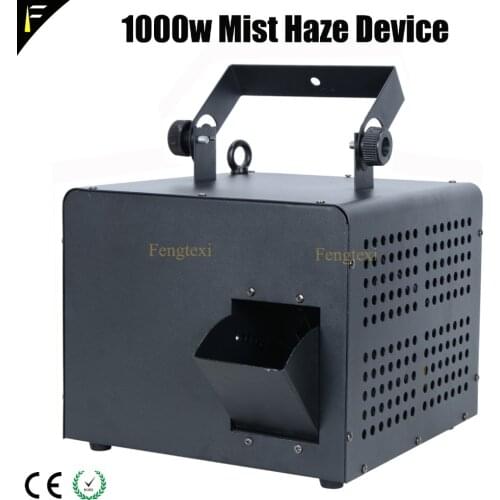 Compact 1000w Mobile Hazer Smog Machine Mist Haze Diffuser and Fog 2in1 Psychedelic Effect with Stage Lighting Mixing For Club