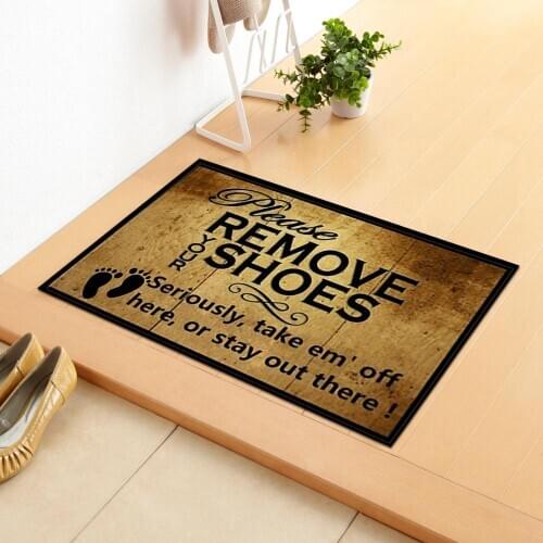 Welcome Letters Printed Mat Entrance Doormats Anti-Slip Mat Hallway Carpet For Room Bedroom Home Kitchen Door Floor Washable Rug