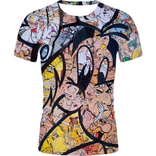 Summer 3D printed T shirt fun street clothes Harajuku men and women T shirt fashion trendy short sleeves round collar T shirt