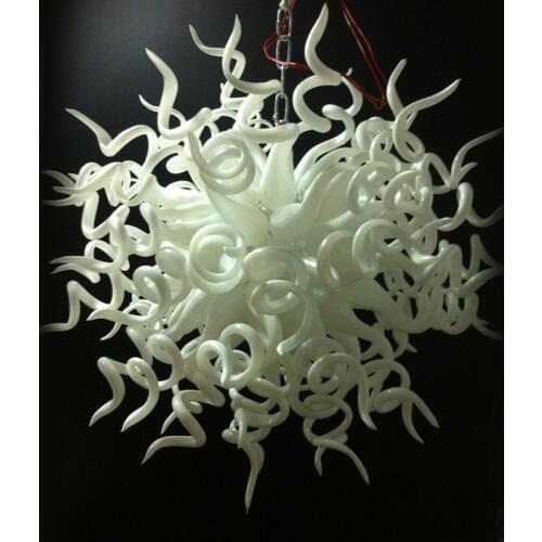 Tiffany Style Mouth Blown Glass Chandelier Lightings Ceiling Decorative for Living Room Decor