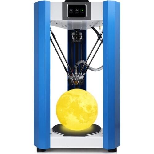 High Precision Delta 3D Printer Magnetic Platform WiFi Connection Fast 3D Printer High Efficiency Self-leveling Moon Light Print