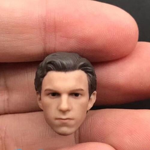 1/12 Scale Man Head Sculpt Bug Peter Parker Fit for 6in Shf Body Action Figure Accessories Toys