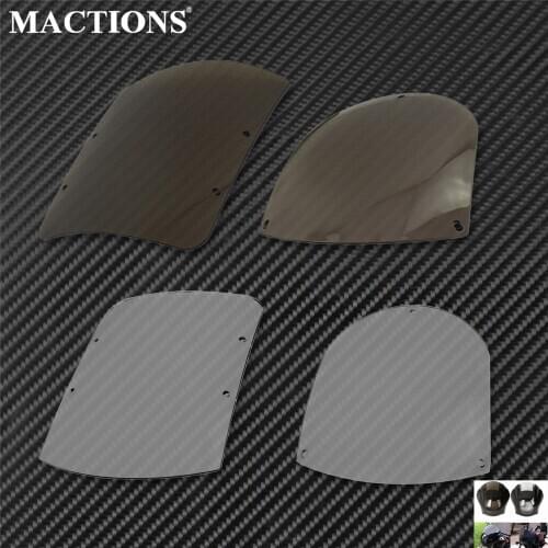 Motorcycle Windshield Quarter Fairing Wind Screen Protector For Harley Sportster XL 883 1200 88-up FXR 86-94 Dyna Fat Bob 95-05
