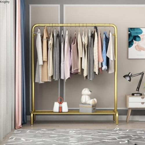 Living Room Hallway Floor Type Hanger for Bedroom Clothing Store Clothes Racks Simple Household Furniture Single-pole Coat Rack