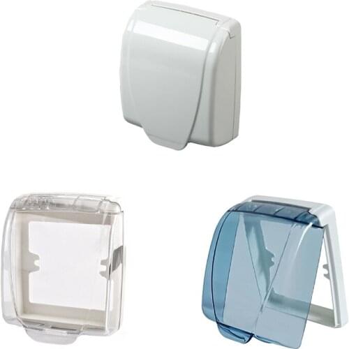 New 1 Pc Universal 86 Type Wall Socket Waterproof Box Plate Panel Switch Protection Cover Electrical Equipment