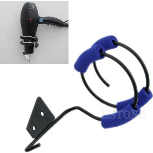 Barber Salon Bathroom Organizer Holder Stand Wall Mount Hair Iron Dryer Blower