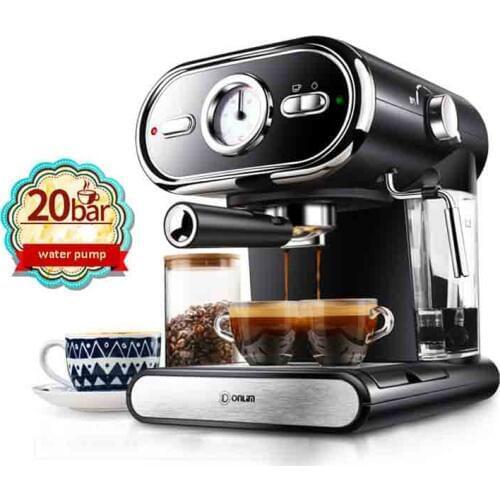 Semi-automatic espresso coffee machine Italian-style coffee machine Home Visualization Full Temperature Control 20BAR