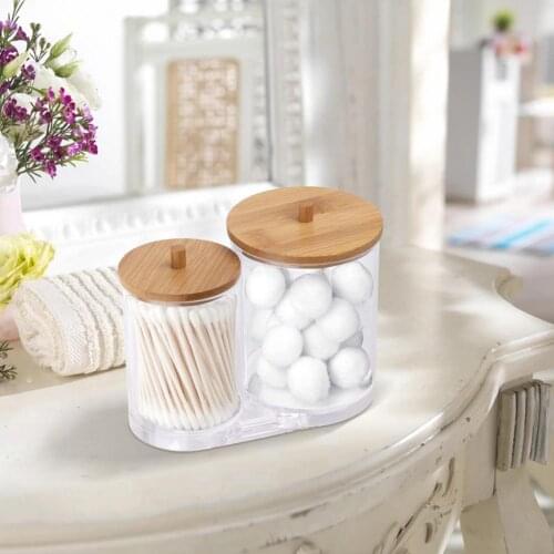Practical Cotton Swabs Rod Cosmetics Jewelry Container Storage Box Simple Cosmetic Storage Box Eco-friendly for Home