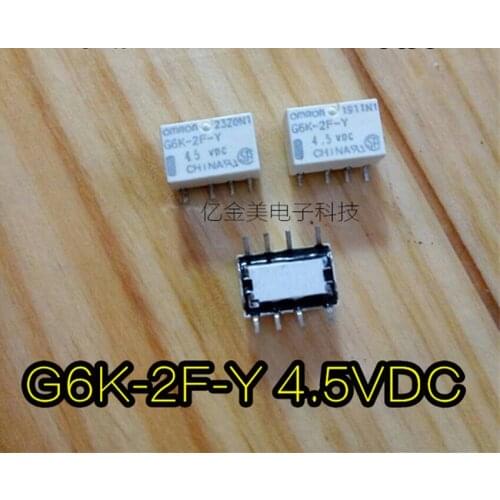 Relay G6K-2F-Y 4.5VDC SMD SMD 8-pin 3VDC 5VDC 9VDC