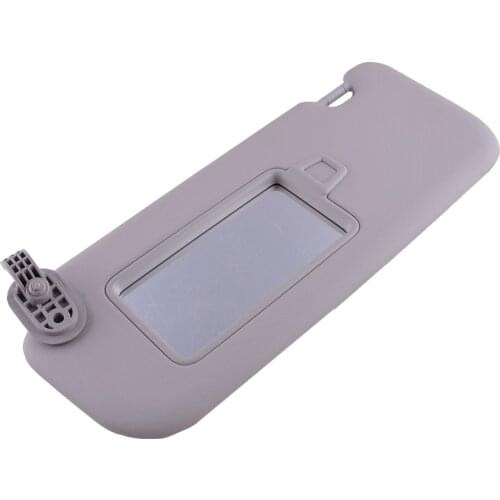 Grey Front Left Driver Side Sun Visor With Makeup Mirror Car Fit For Hyundai Elantra AD 2017 2018 2019