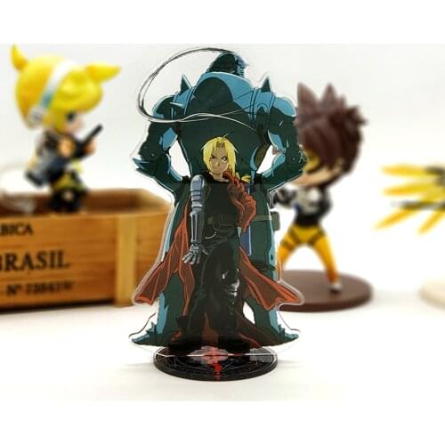 Love Thank You fullmetal alchemist brotherhood Edward Alphonse acrylic stand figure model plate holder cake topper ANIME cool