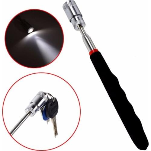 LED Magnetic Pick Up Torch Flexible Telescopic Magnet Magnetic Tool Torch Extendable Pick-Up Torch
