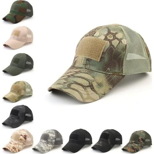 Adult Men Tactical Army Cap Outdoor Sport Military Camouflage Hat Simplicity Army Camo Hunting Cap