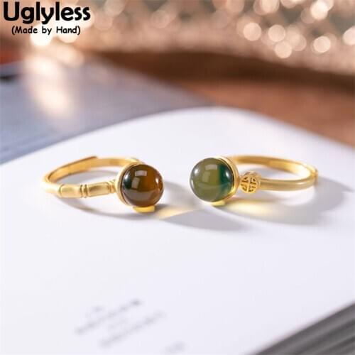 Uglyless Women's Gold Rings