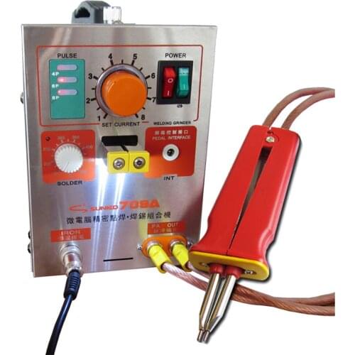 Upgraded 709A 2 in1 Battery Spot Welder Mobile With Welder Pen Solder Iron Station 110/220V