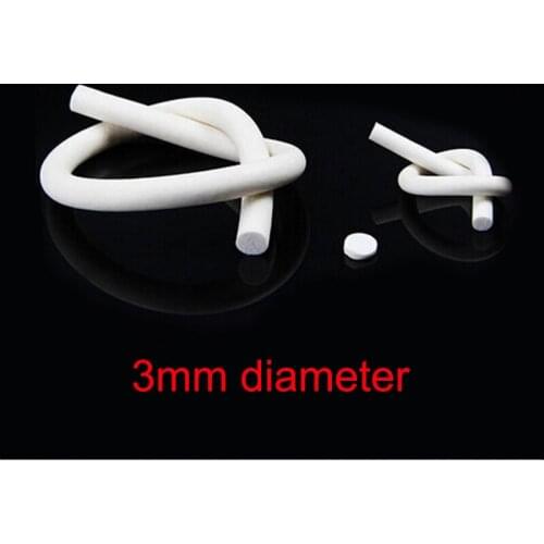 3mm diameter silicone rubber foam seal strip weatherstripping