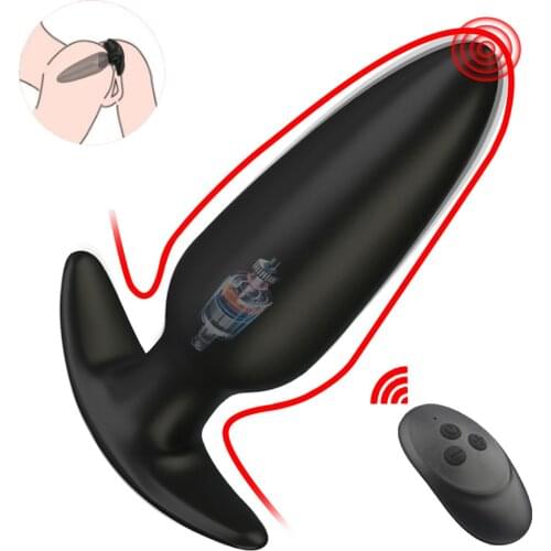 Vibration Butt Plugs Dildo Vibrator Prostate Massage Wireless Remote Control Anal Plug G-spot Stimulator Sex Toys For Man/Woman