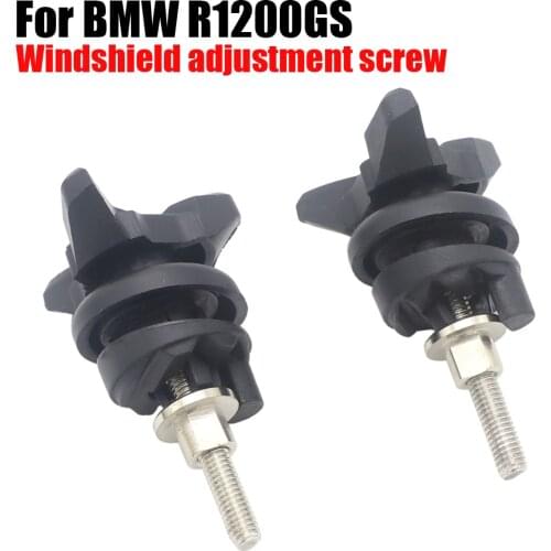 For BMW R 1200 GS R1200GS ADV Adventure 2004 - 2016 04 Motorcycle Windshield Adjustment Screw WindScreen Mount Clip Clamp Bolt