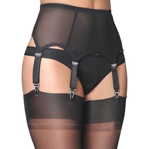 Vintage Summer New Women Sexy Sheer Garter Belt Over the Knee Thigh High Stockings Lace Suspender Garters Fashion Plus Size