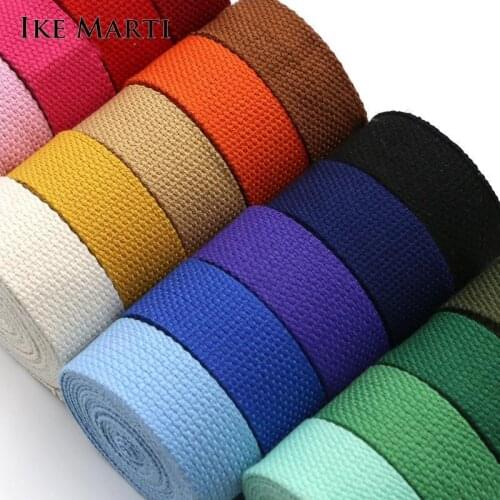 2 Meter/1 Roll Strap For Bag To The Meter 25/32/38mm Black Blue Beige Webbings For Bags Diy Shoulder Handbag Strap Accessories