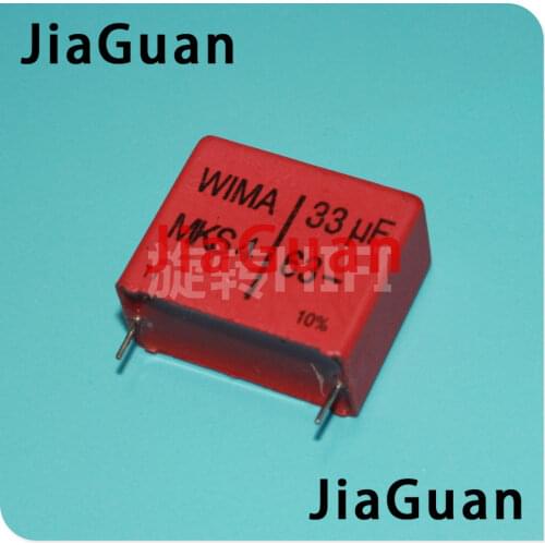 2PCS RED WIMA MKS4 33UF 63V PCM27.5 original new MKS-4 336/63V P27.5mm audio 336 hot sale 33UF/63V 33U