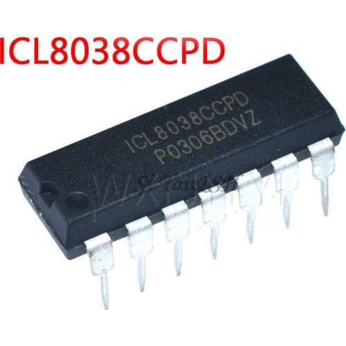 5PCS ICL8038CCPD DIP14 ICL8038 DIP 8038CCPD DIP-14