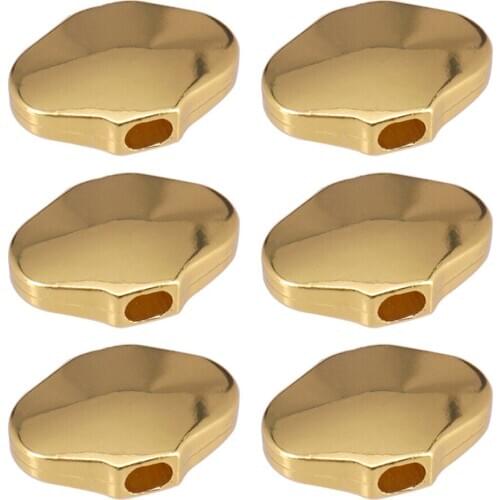 6pcs Zinc Alloy Guitar Tuning Peg Knobs Keys Tuners Machine Heads Knobs with Screw Kit for Acoustic Electric Folk Guitars