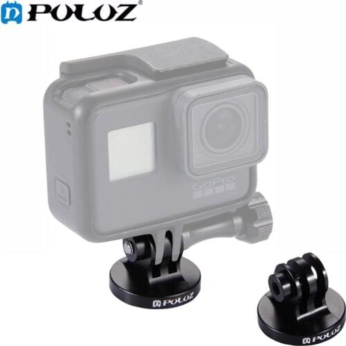 PULUZ For Go Pro Accessories Tripod Mount Adapter For HERO7/6/5/5 Session/4/3+/2/DJI OSMO Action,Xiaoyi and Other Action Cameras