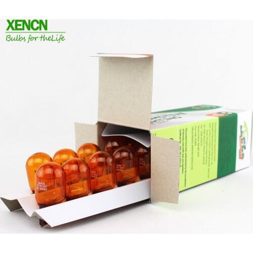XEMCN W21/5W T20 12V 21/5W Car Signal Lights 22061A Auto Wedge bulb Brake Light Packing Lamps Free Shipping Turn Signal 10PCS