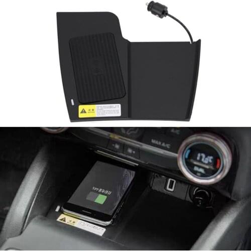 For Ford Focus MK4 2018 2019 15W fast charging car QI wireless charger charging plate pad charging holder for iPhone for Samsung