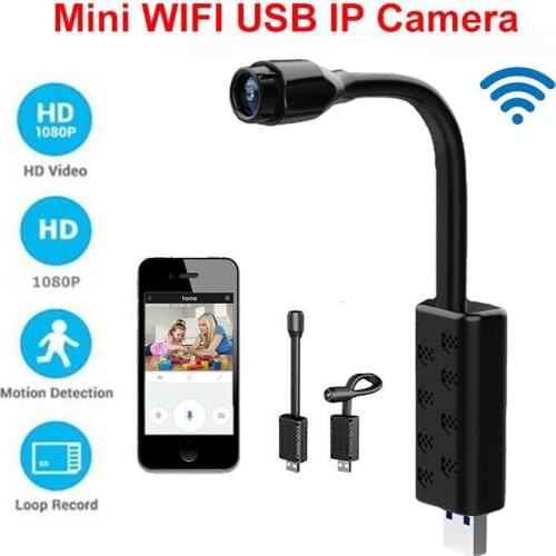1080P WiFi IP Mini Camera Wireless Micro Webcam Night Vision Cam Remote View Video Audio Recorder Human Detection Secret Camera