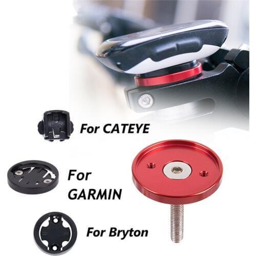 MTB Road Bike Computer Holder Stem Top Cap Bicycle Stopwatch Gps Ultralight Mount For Garmin Bryton Cateye Bike Stand