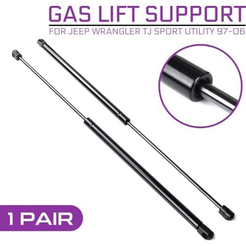 For Jeep Wrangler TJ Sport Utility 1997 1998 1999 - 2006 Rear Window Glass Gas Spring Shock Lift Support Rod Arm Struts Bar