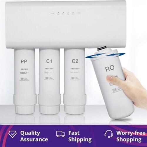 YenvQee Water Filter Water Purifier Filter Home Kitchen Ultrafiltration Drinking Water Filter System With Faucet Household Water