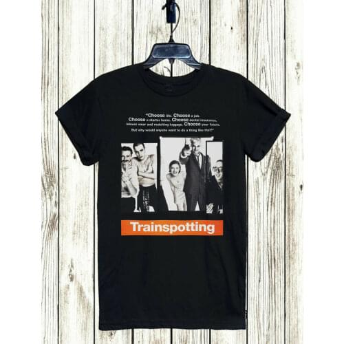 Trainspotting Movie T-Shirt S-3Xl Unisex Free Shipping Retro Cult Choose Life