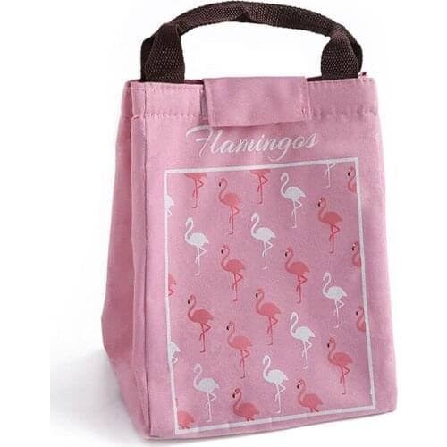 12PCS / LOT Lunch Insulation Bag Waterproof Portable Aluminum Box Bento Bag Cartoon Bird Insulation Bag Picnic Ice Pack