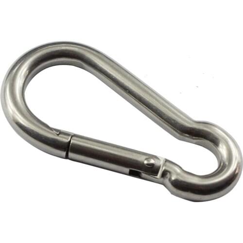 Carabiner hook 8x80mm hardware accessories 316 stainless steel hook