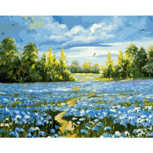 PAINTBOY Framed Pictures Painting By Numbers Landscape Handwork Canvas Oil Painting Home Decor For Living Room GX3178