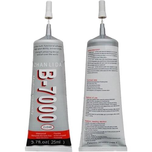 25ML B6000 Glue Mobile Phone Touch Screen Superglu B-6000 Adhesive Repair Point Diamond Jewelry DIY PVC Glue Telephone Glass 1pc